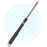 Antena de varilla de tracción larga anticolisión SMA macho VHF 136-174MHz Soporte de antena de látigo de radio…